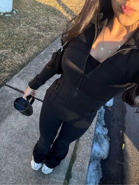Lululemon black define jacket size 10